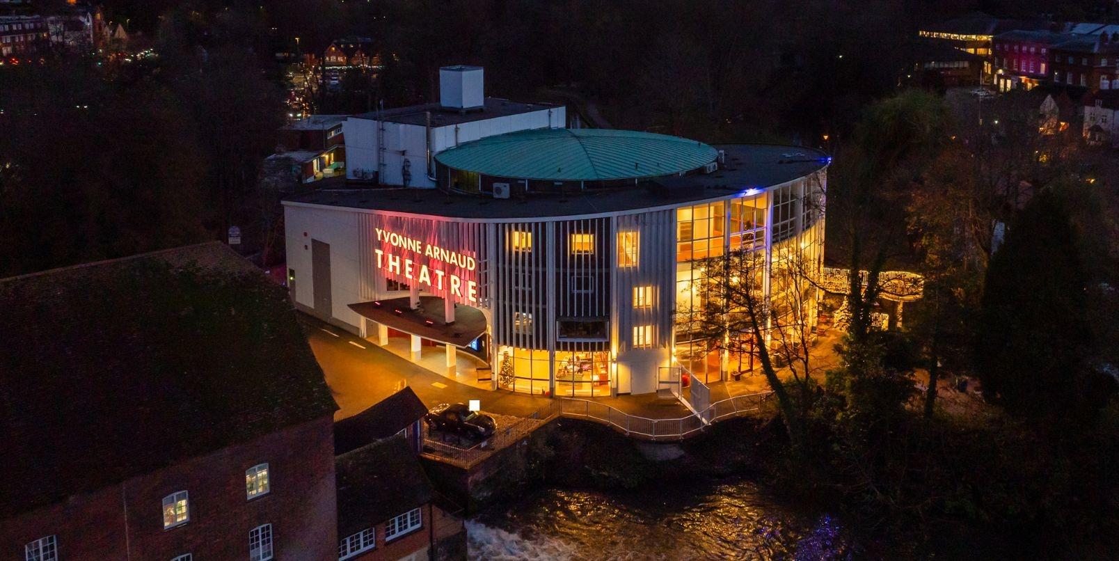 Drone image of theatre
