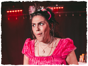 Clementine pulling disgusted face