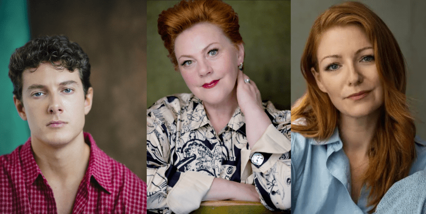 Jac Yarrow, sophie Louise-Dann and Laura Pitt-Pulford