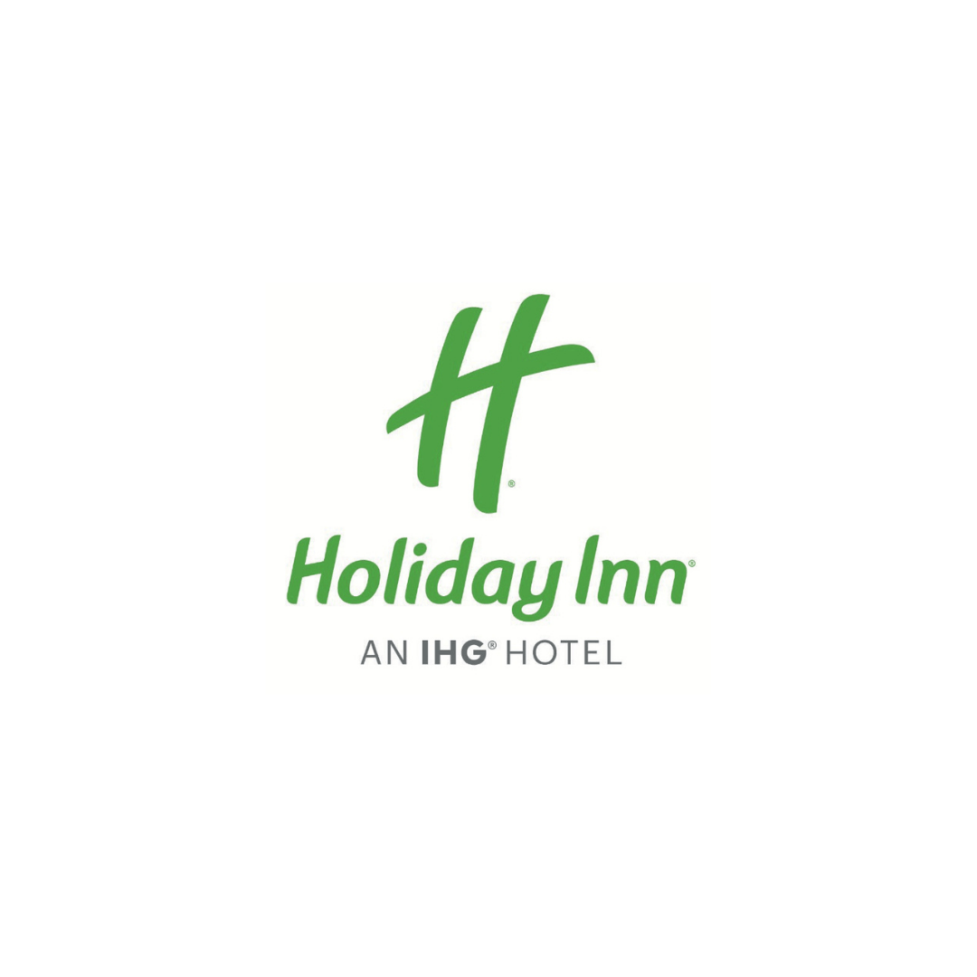 Holiday Inn Logo, which is a green slanted letter 'H'