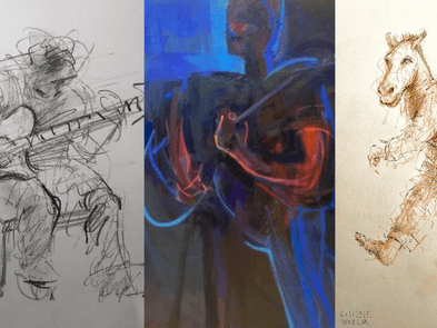 Sketches from Ronnie Ireland and Andrew Curtis