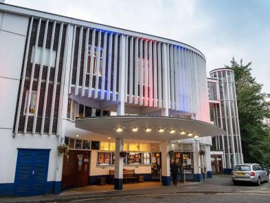 An external image of the Yvonne Arnaud Theatre